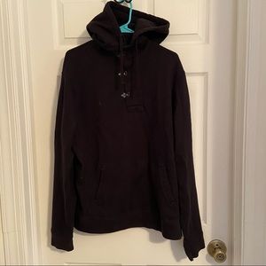 J. Crew Metal Clasp Hoodie Size Large